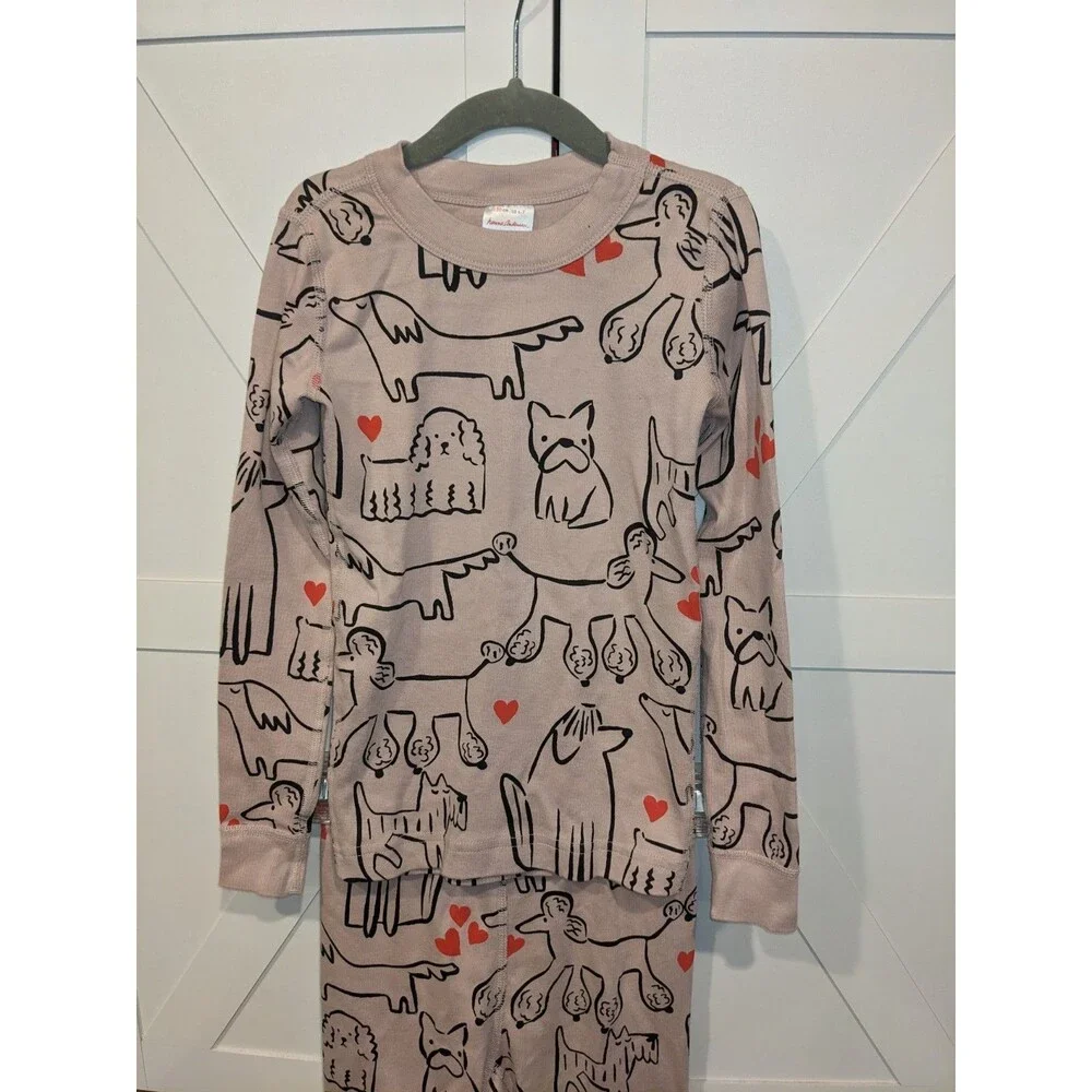 Hanna Andersson x Oeuf Bashful Bruno Dog Pajamas 6-7